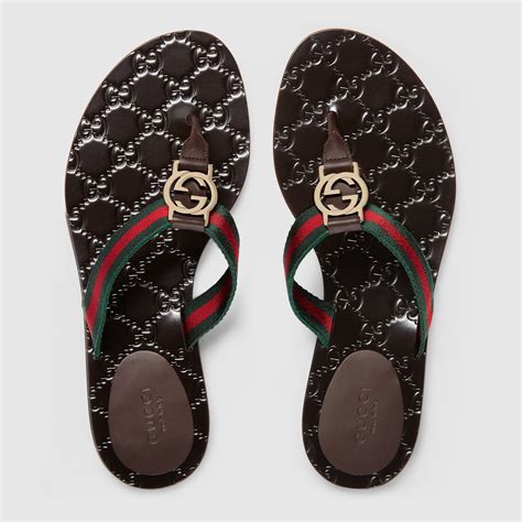 gucci thong sandals for cheap|gucci transparent sandals.